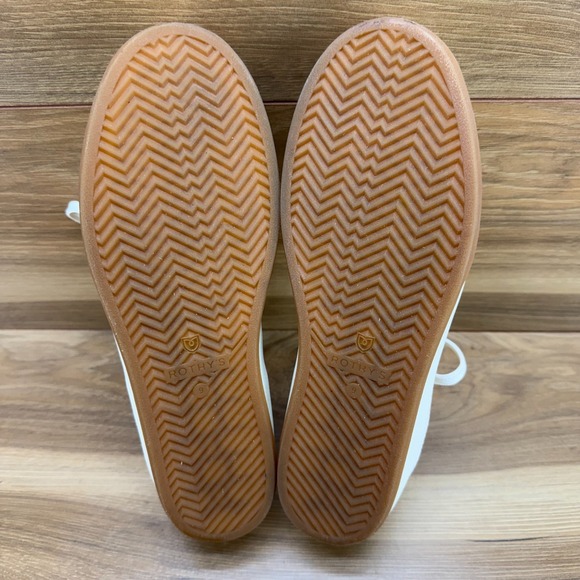 Women’s Cream Knit Athletic Sneakers with Gum Sole - Picture 9 of 11